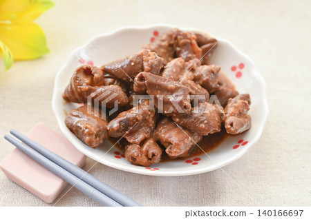 Pork offal stewed in Hatcho miso Pork offal stewed in Hatcho miso 140166697