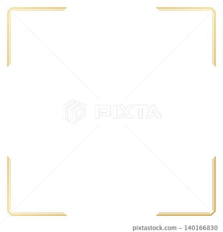 gold simple frame gold simple frame 140166830