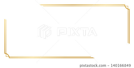 gold simple frame gold simple frame 140166849