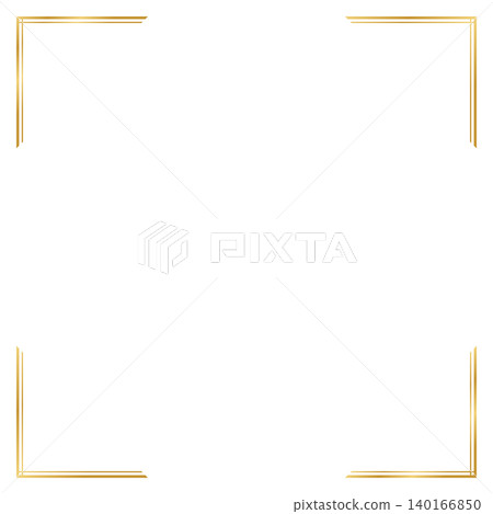 gold simple frame 140166850