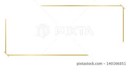 gold simple frame gold simple frame 140166851