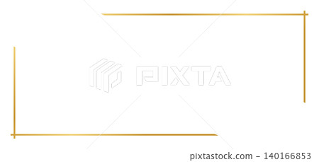 金色簡單框架 金色簡單框架 140166853