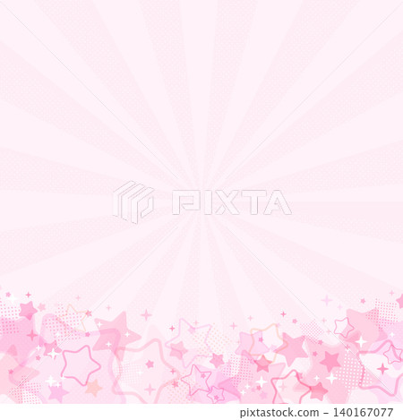 Pink pastel pop star frame 2_square Pink pastel pop star frame 2_square 140167077