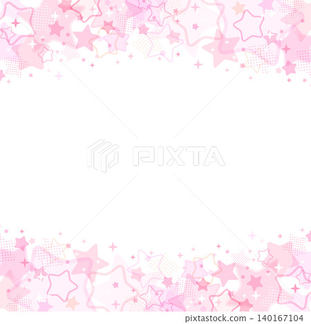 Pink pastel pop star frame 3_square Pink pastel pop star frame 3_square 140167104
