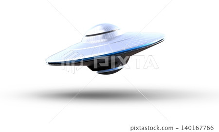 UFO isolated on white background	 140167766