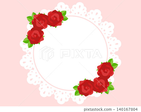 復古紅玫瑰和蕾絲背景(橫向) 復古紅玫瑰和蕾絲背景(橫向) 140167804
