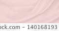 Smooth elegant pink silk or satin texture as wedding background. Luxurious valentine day background design 140168193
