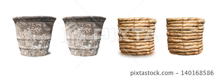 Wicker Flower Pots, Handmade Decorative Flower Pots, Woven Boho Flowerpot Sell 140168586