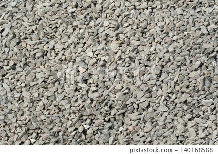 Construction gravel pattern, crushed grey stone textured background Construction gravel pattern, crushed grey stone textured background 140168588