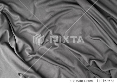 Sport cloth fabric texture background, black soccer shirt pattern Sport cloth fabric texture background, black soccer shirt pattern 140168678