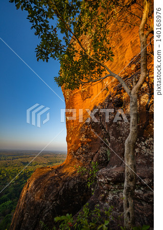 Dramatic Sandstone Canyon Passage Dramatic Sandstone Canyon Passage 140168976