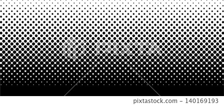 半色調點陣向量背景,黑白漸層。 半色調點陣向量背景,黑白漸層。 140169193