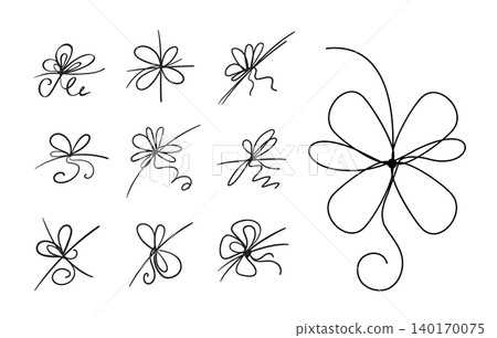 String bow for present box, gift icons set String bow for present box, gift icons set 140170075