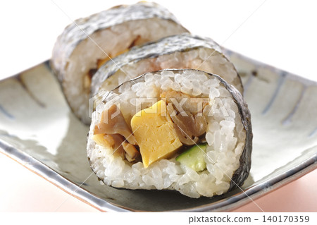 Conger eel roll sushi Conger eel roll sushi 140170359