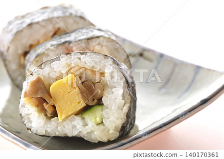 Conger eel roll sushi Conger eel roll sushi 140170361