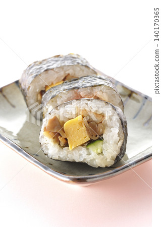 Conger eel roll sushi Conger eel roll sushi 140170365