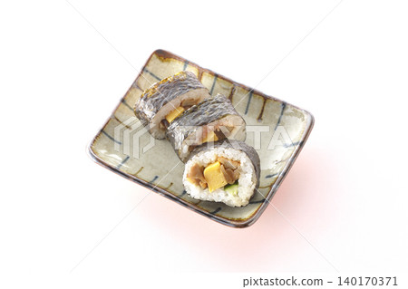 Conger eel roll sushi Conger eel roll sushi 140170371