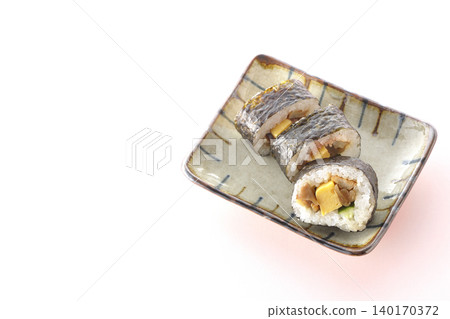 Conger eel roll sushi Conger eel roll sushi 140170372