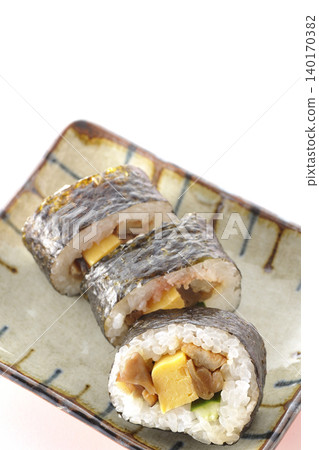 Conger eel roll sushi Conger eel roll sushi 140170382