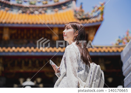 婦女享受觀光 婦女享受觀光 140170665