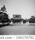 Old photograph, 1943, Manchuria during the Second Sino-Japanese War, Fengtian Shrine in Fengtian (present-day Shenyang). 140170792