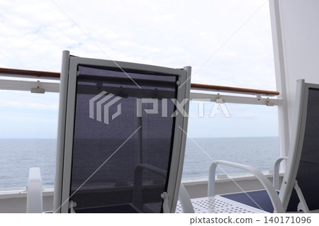 balcony of a cruise ship 140171096