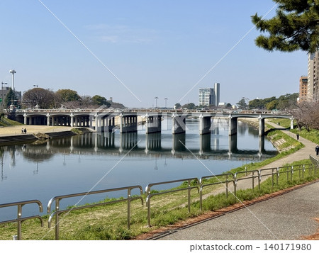 Springtime around the Otogawa River in Okazaki City, Aichi Prefecture Springtime around the Otogawa River in Okazaki City, Aichi Prefecture 140171980