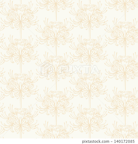 Luxury Beige Floral Ornament Background 140172085