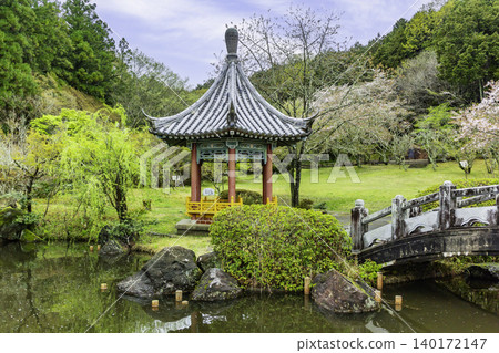 岡山縣倉敷市牧備公園六角亭 岡山縣倉敷市牧備公園六角亭 140172147