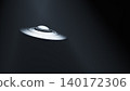 UFO in dark night	 140172306