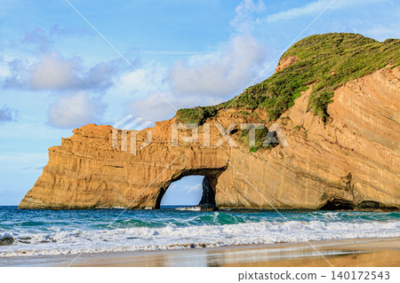 Elephant's Watering Rock, a representative scenic spot of Tanegashima Island 140172543