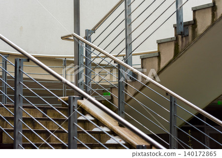 Curved stairway leading to unknown destinations Curved stairway leading to unknown destinations 140172865