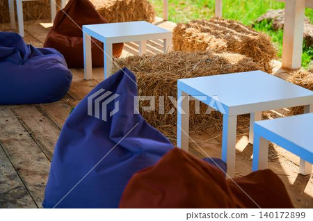Cozy seating arrangement in a natural space Cozy seating arrangement in a natural space 140172899
