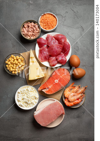 High protein foods selection, Protein sources High protein foods selection, Protein sources 140173084