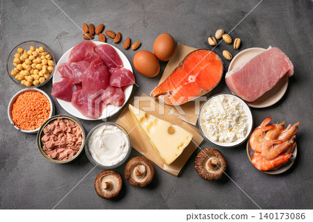 High protein foods selection, Protein sources High protein foods selection, Protein sources 140173086