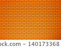 background consisting of an orange brick wall 140173368