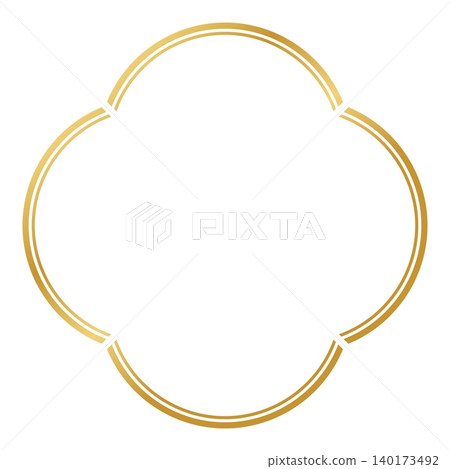 gold simple frame gold simple frame 140173492