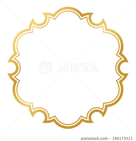 gold simple frame gold simple frame 140173521