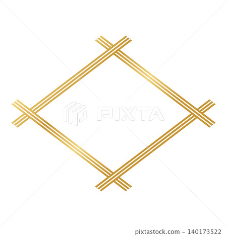 gold simple frame gold simple frame 140173522