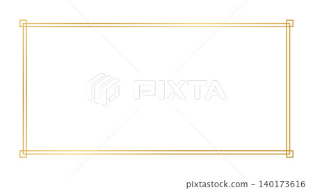 gold simple frame gold simple frame 140173616