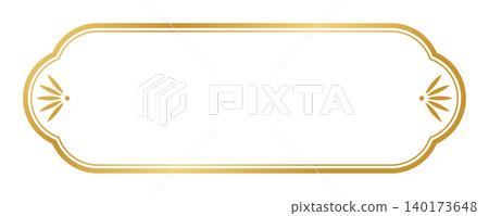 gold simple frame gold simple frame 140173648