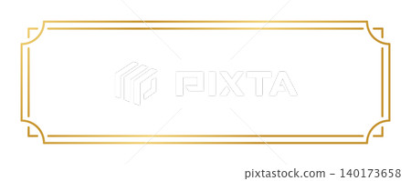 gold simple frame gold simple frame 140173658