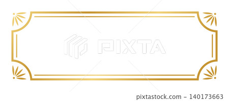 gold simple frame gold simple frame 140173663