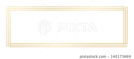 gold simple frame gold simple frame 140173669