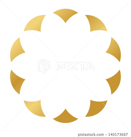 gold simple frame 140173687