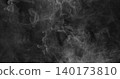 Delicate white smoke wisps drifting across a dark background. Atmospheric abstract texture with soft swirling patterns, ideal for creative design, overlays and visual effects projects. 140173810