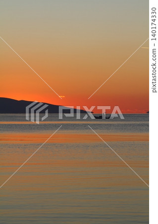 Seaside town of Turgutreis and spectacular sunsets Seaside town of Turgutreis and spectacular sunsets 140174330