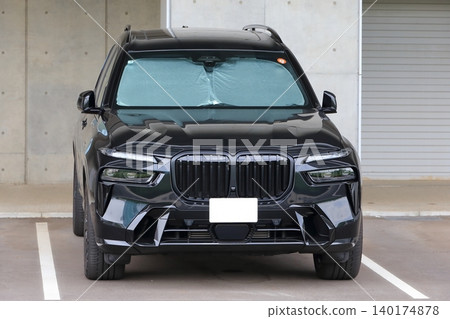 Image of a large German-made SUV. Image of a large German-made SUV. 140174878