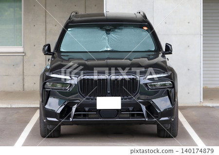 Image of a large German-made SUV. Image of a large German-made SUV. 140174879
