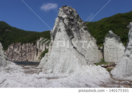 佛陀浦,位於青森縣下北半島,俯瞰津輕海峽,是一處由形狀奇特的岩石構成的神秘景觀。 佛陀浦,位於青森縣下北半島,俯瞰津輕海峽,是一處由形狀奇特的岩石構成的神秘景觀。 140175301